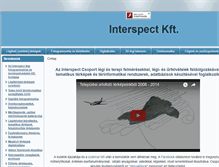 Tablet Screenshot of interspect.hu